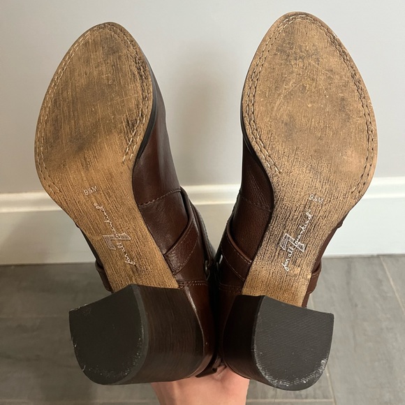 7 For All Mankind Brown Leather Knee High Boots in size 9.5 - VGUC - Picture 5 of 6